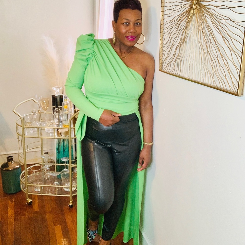 New Plus Size Faux Leather Pants
